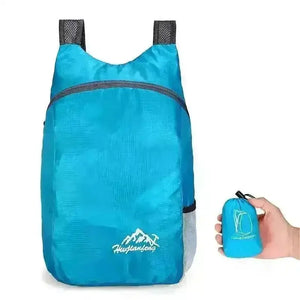 Backpack in a Pouch Folding Bag (20L Capacity) - Bear Hugs