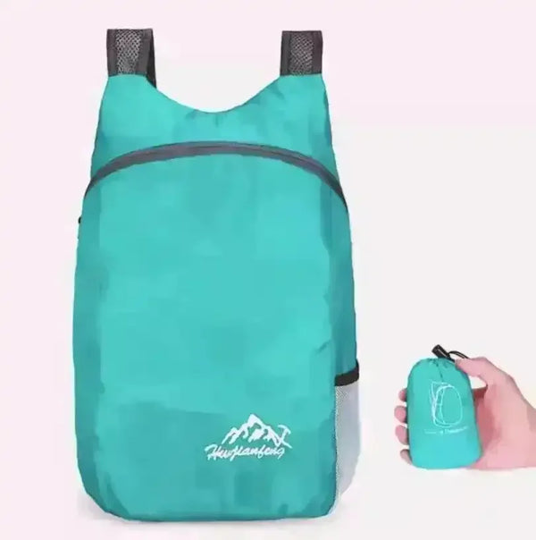 Backpack in a Pouch Folding Bag (20L Capacity) - Bear Hugs