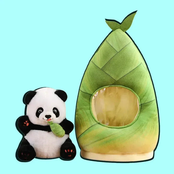 Bamboo Hideaway Panda Plushie - Bear Hugs