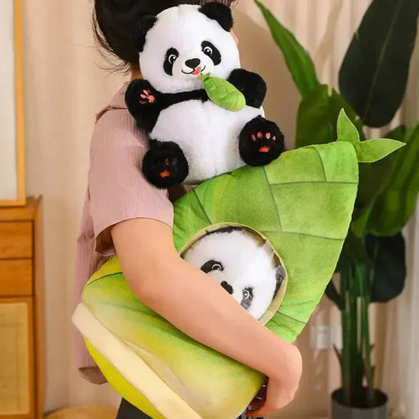 Bamboo Hideaway Panda Plushie - Bear Hugs