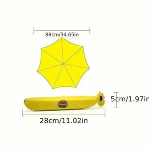 Banana Shaped Creative Umbrella - Bear Hugs