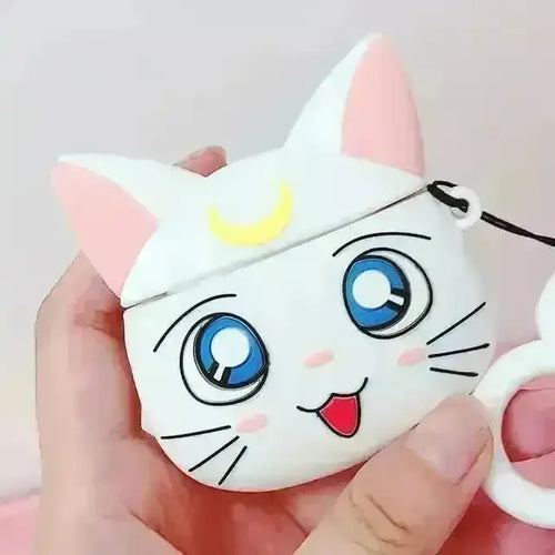 B&W Cat Case (For Airpods) - Bear Hugs