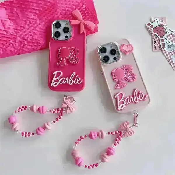 Barbie Beaded Lanyard Phone Case (For iPhones) - Bear Hugs