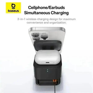 Baseus 25W 2 in 1 Magnetic Wireless Charger Stand - Bear Hugs