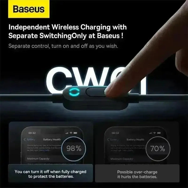 Baseus 40W Magnetic Car Wireless Charger Phone Stand - Bear Hugs