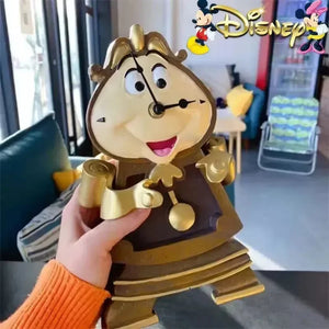 Beauty And The Beast Cogsworth Clock & Lumiere Candle Figurines - Bear Hugs