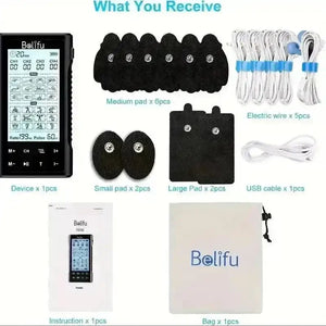 Belifu 4-Channel TENS EMS Unit - Bear Hugs
