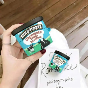 Ben & Jerry's Ice Cream Protective Case (For Airpods) - Bear Hugs
