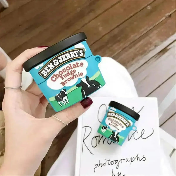 Ben & Jerry's Ice Cream Protective Case (For Airpods) - Bear Hugs
