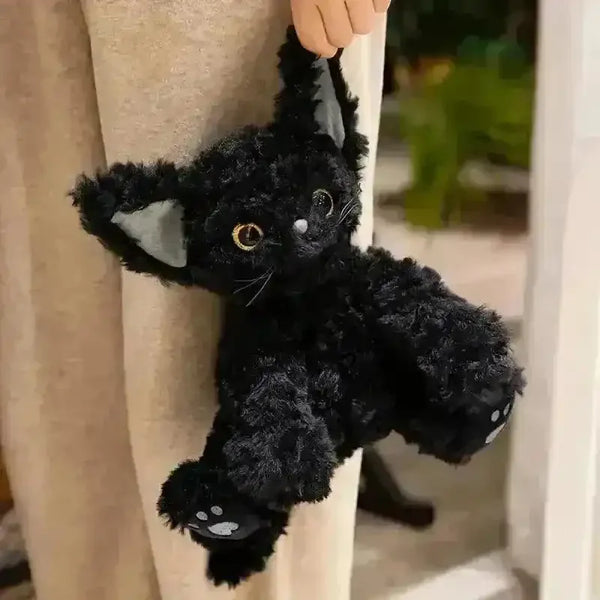 Big-Eared Black Cat Plushie (30 cm) - Bear Hugs