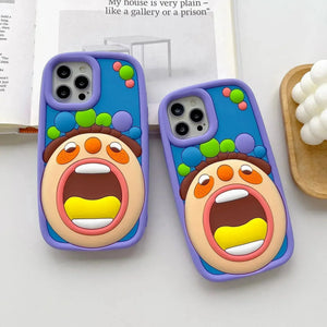 Big Mouth Boy Funny Case (For iPhones) - Bear Hugs