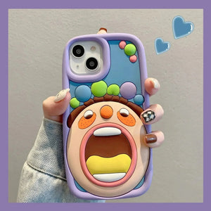 Big Mouth Boy Funny Case (For iPhones) - Bear Hugs