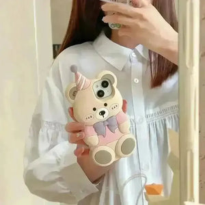 Birthday Bear Phone Case (For iPhones) - Bear Hugs