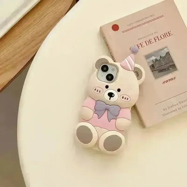 Birthday Bear Phone Case (For iPhones) - Bear Hugs