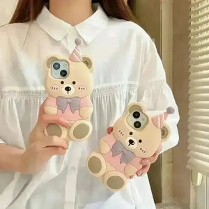 Birthday Bear Phone Case (For iPhones) - Bear Hugs