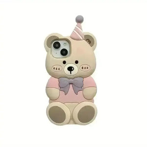 Birthday Bear Phone Case (For iPhones) - Bear Hugs