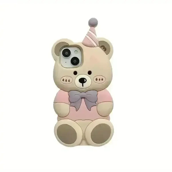 Birthday Bear Phone Case (For iPhones) - Bear Hugs