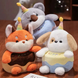 Birthday Jamboree Singing Animals Plush (30 cm) - Bear Hugs