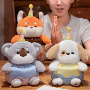 Birthday Jamboree Singing Animals Plush (30 cm) - Bear Hugs