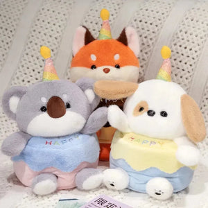 Birthday Jamboree Singing Animals Plush (30 cm) - Bear Hugs