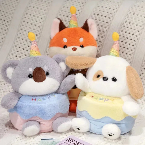Birthday Jamboree Singing Animals Plush (30 cm) - Bear Hugs