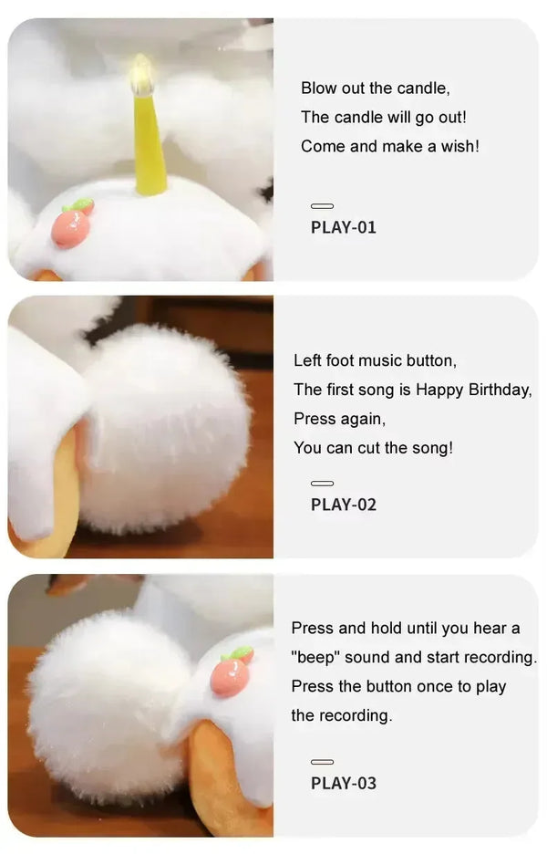 Birthday Serenade Interactive Teddy Bear - Bear Hugs