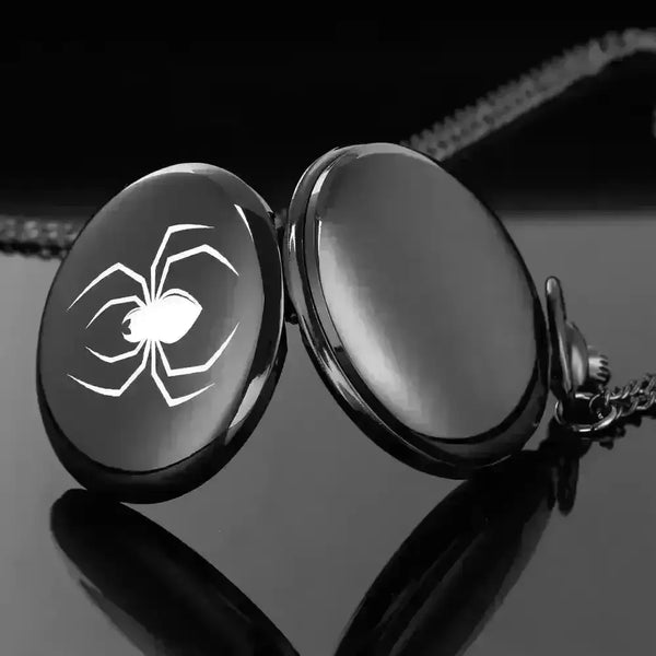 Black Spiderman Pocket Watch - Bear Hugs