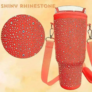 Bling Rhinestone Neoprene Bag (For Stanley 40 oz) - Bear Hugs