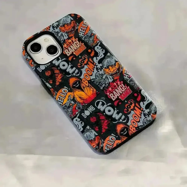 Boom Bang Graffiti iPhone Case (For iPhones) - Bear Hugs