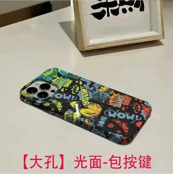 Boom Bang Graffiti iPhone Case (For iPhones) - Bear Hugs