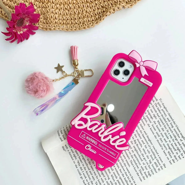 Bow Barbie Mirror Case (For iPhones) - Bear Hugs