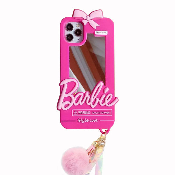 Bow Barbie Mirror Case (For iPhones) - Bear Hugs