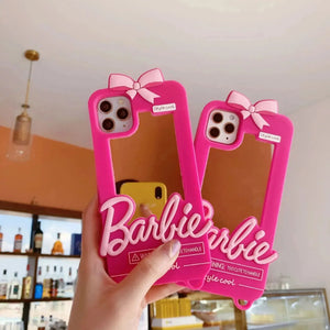 Bow Barbie Mirror Case (For iPhones) - Bear Hugs