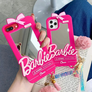 Bow Barbie Mirror Case (For iPhones) - Bear Hugs