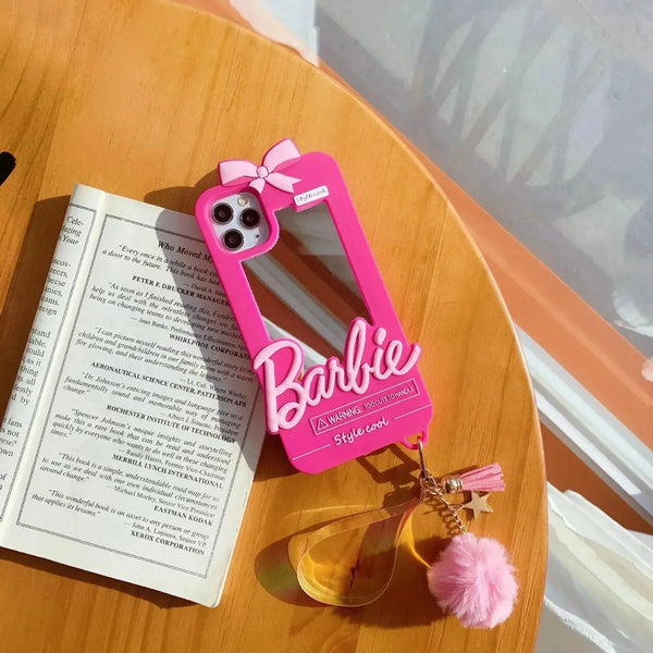 Bow Barbie Mirror Case (For iPhones) - Bear Hugs
