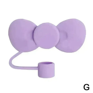 Bowknot Silicone Straw Cap for Stanley Cup - Bear Hugs