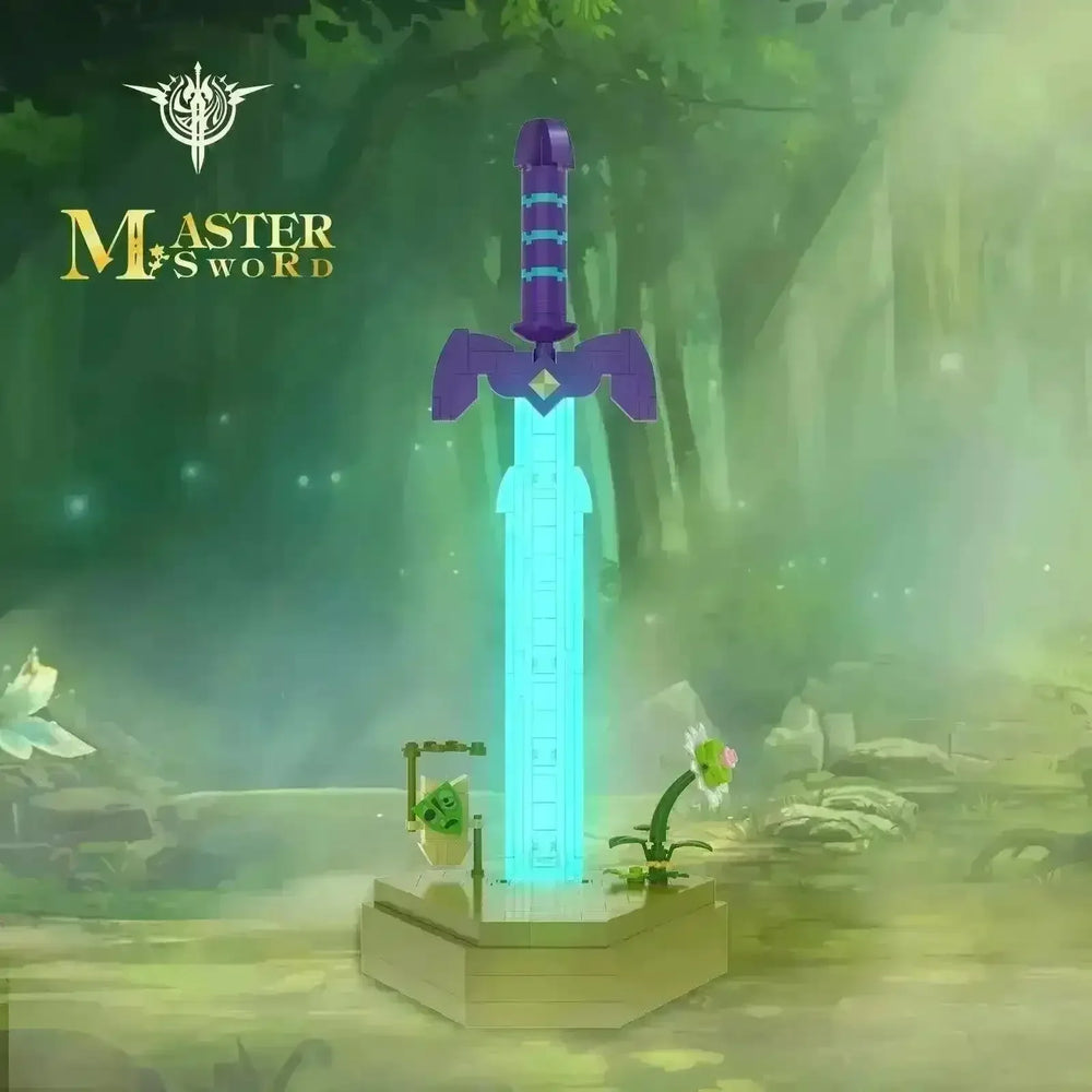Breath of the Wild Luminous Master Sword Building Blocks - Bear Hugs