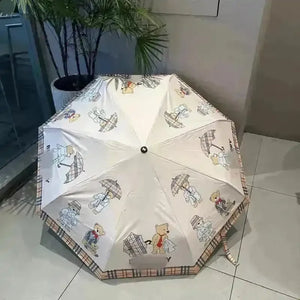 British Bear Pattern Luxe Umbrella - Bear Hugs