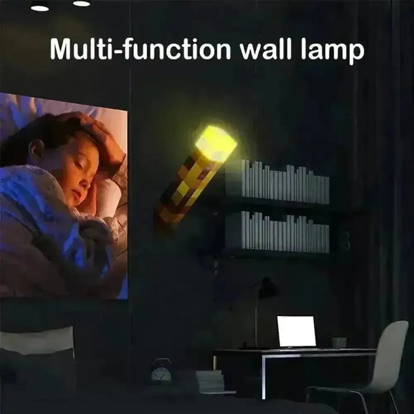 Brownstone Minecraft Torch Night Light - Bear Hugs