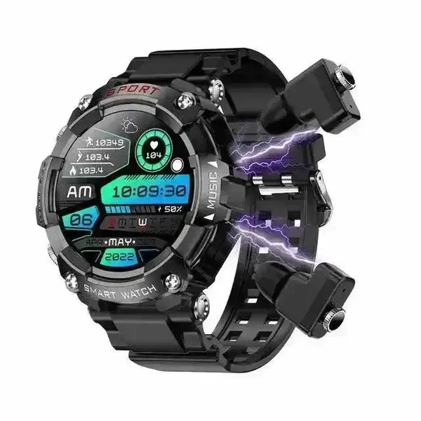 BudWatch Smart Watch with In-built Wireless Earbuds - Bear Hugs
