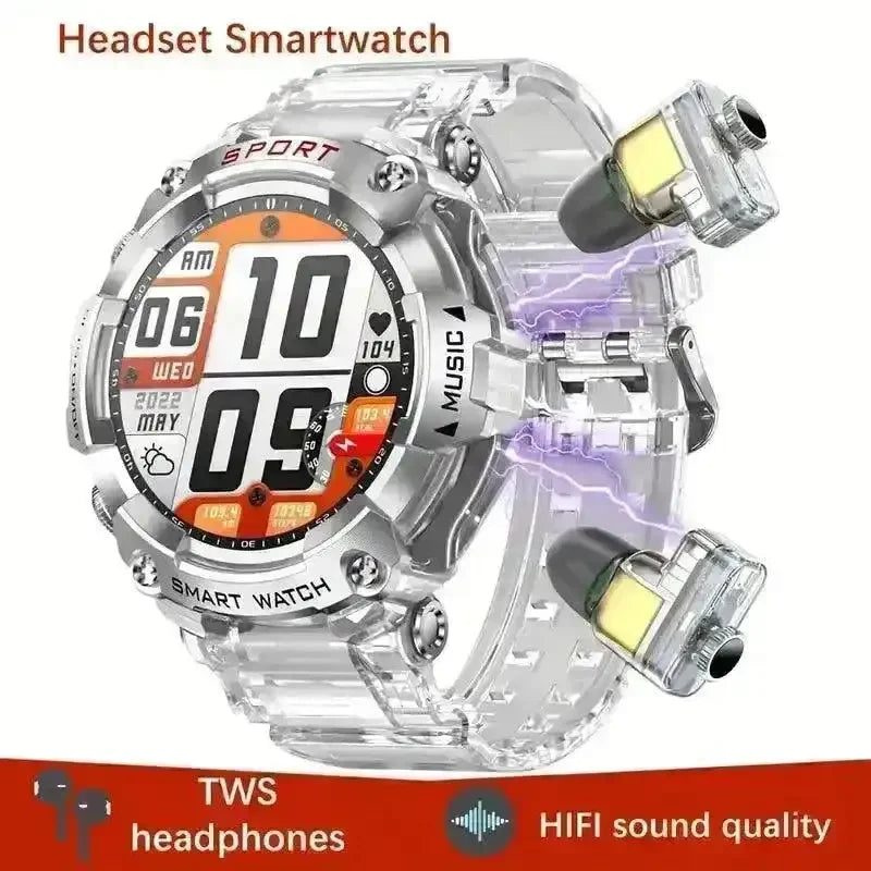 BudWatch Smart Watch with In-built Wireless Earbuds - Bear Hugs