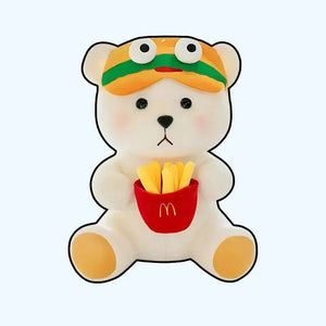Burger Buddy Bear Plushie - Bear Hugs