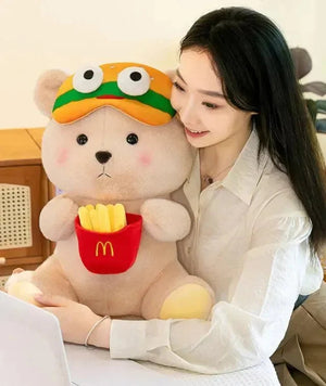 Burger Buddy Bear Plushie - Bear Hugs