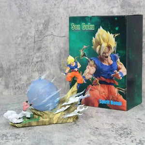 Buu vs Goku Super Saiyan Genki Bomb Action Figure (21 cm) - Bear Hugs
