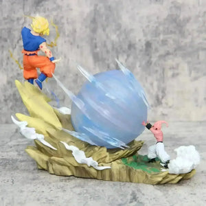 Buu vs Goku Super Saiyan Genki Bomb Action Figure (21 cm) - Bear Hugs