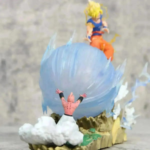 Buu vs Goku Super Saiyan Genki Bomb Action Figure (21 cm) - Bear Hugs