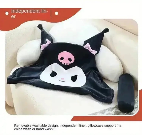 Calm Kuromi Lumbar Pillow - Bear Hugs