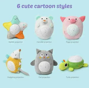 Calm Sleep LED Projector Stuffed Toy Light - Bear Hugs