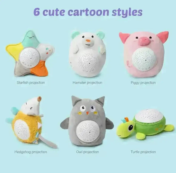 Calm Sleep LED Projector Stuffed Toy Light - Bear Hugs