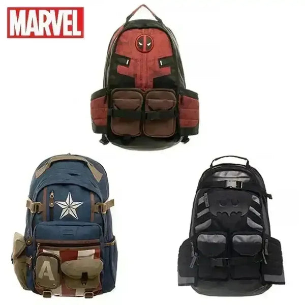 Captain America Batman Backpack For Kids - Bear Hugs